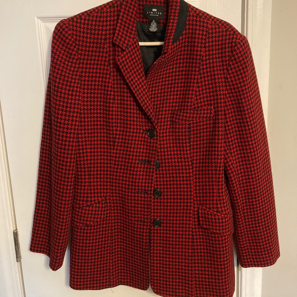 Limited America Houndstooth Blazer